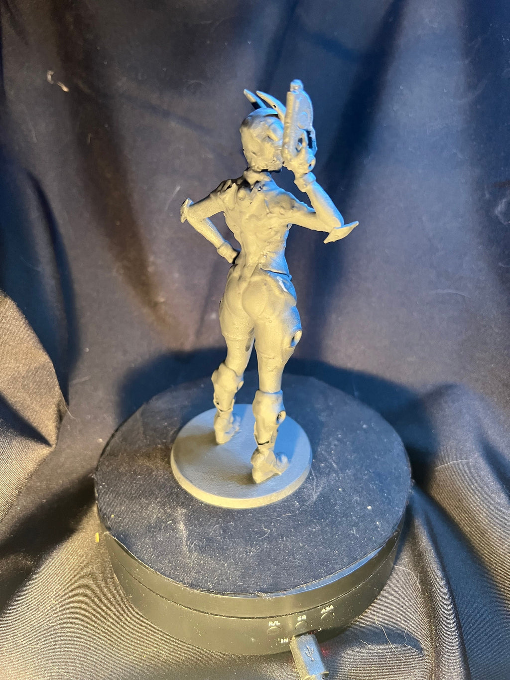 Sci-fi Bunny Figure / Video Game Character