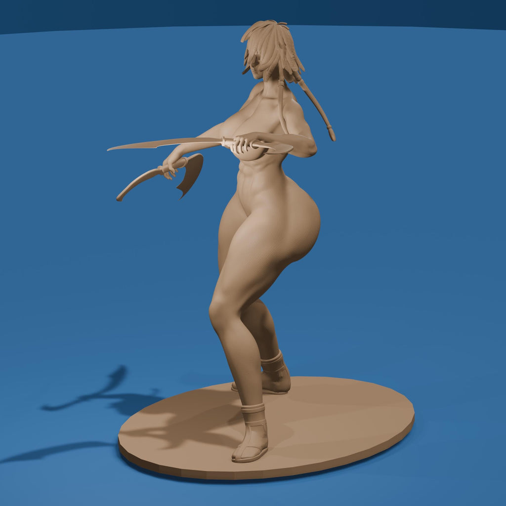 Thick Anime Fighter Figure / Woman Tia Harribel Figurine