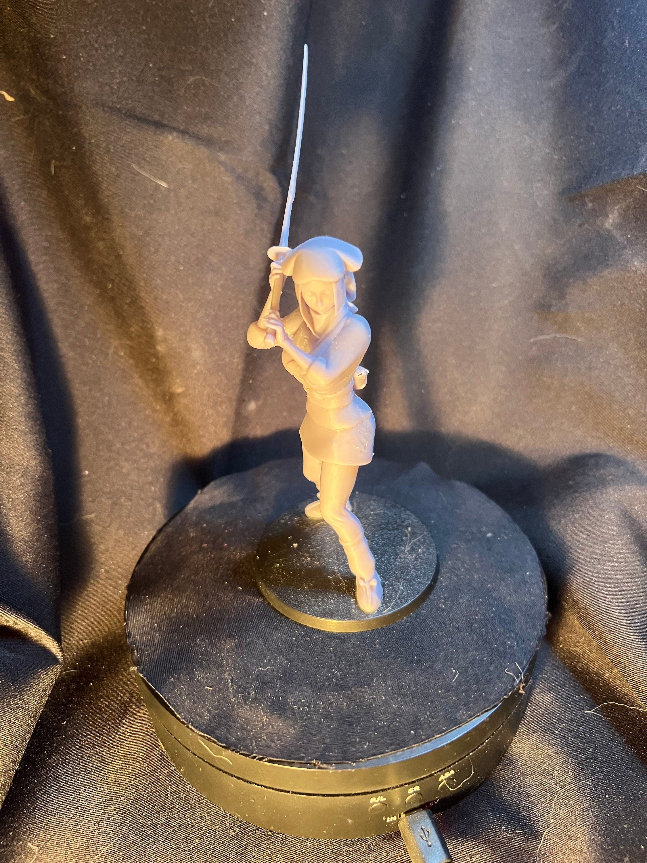 Peasant Japanese Woman Figure / Female with a Sword