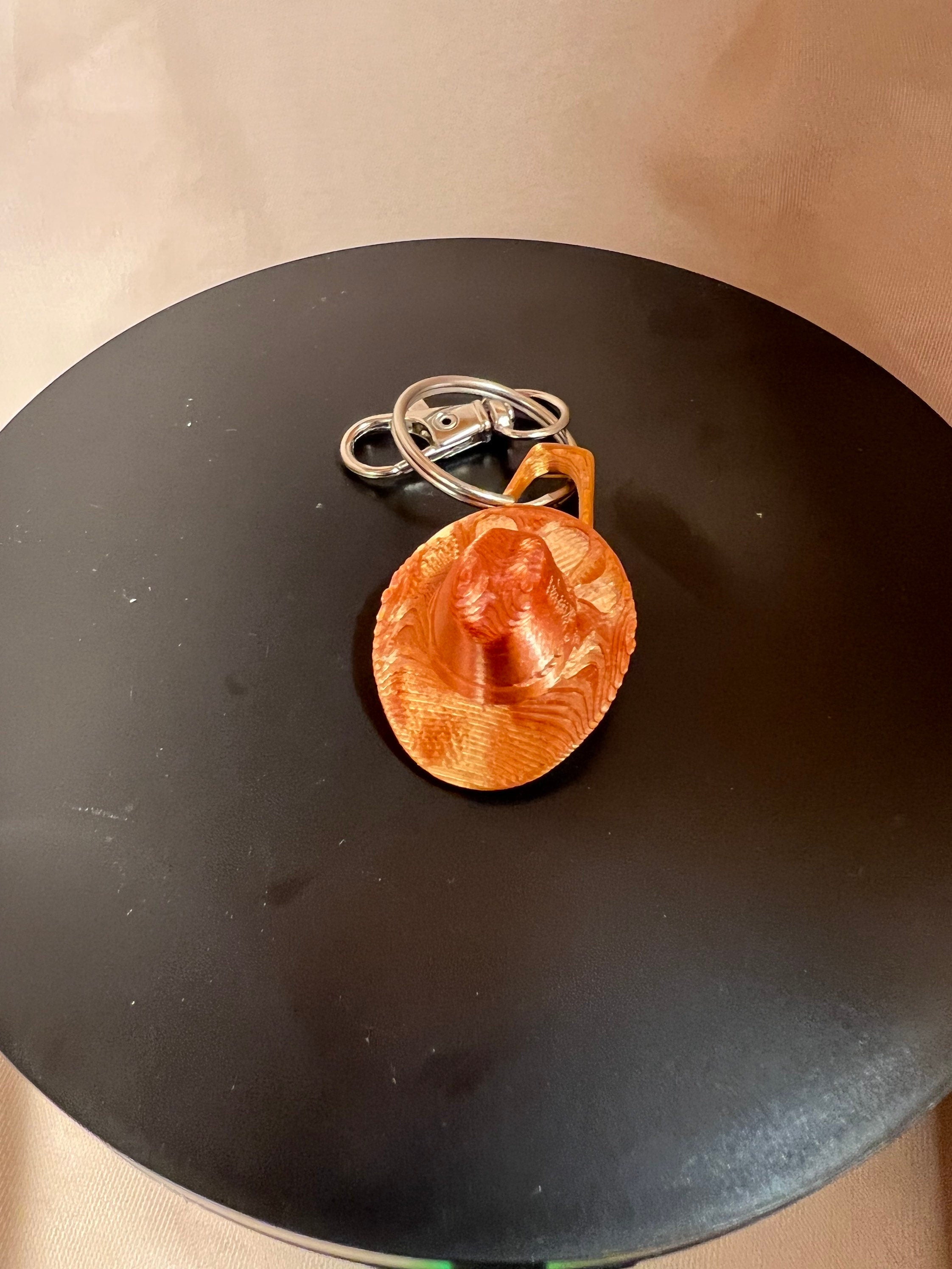 Cowboy hat keychain / Western Keychain