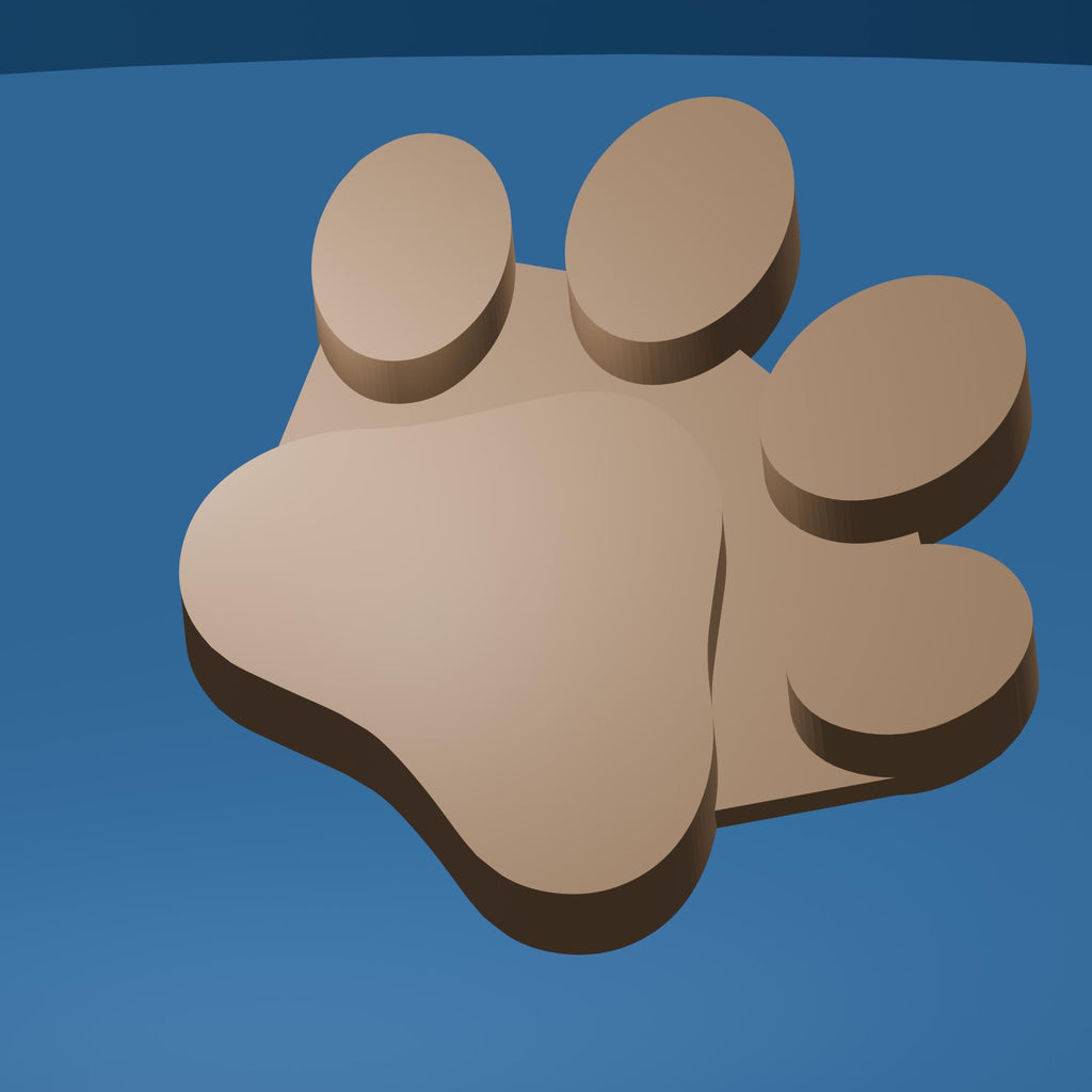 Pet Paw Refrigerator Magnet