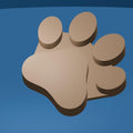 Pet Paw Refrigerator Magnet