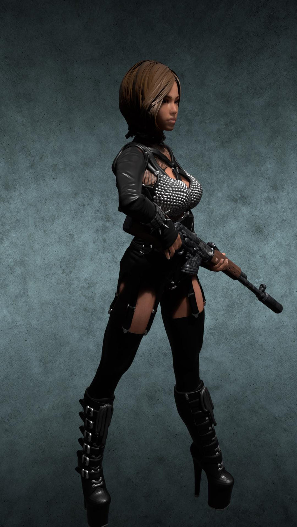 Sheva the Sniper Figure / Post-Apocalypse Woman Model
