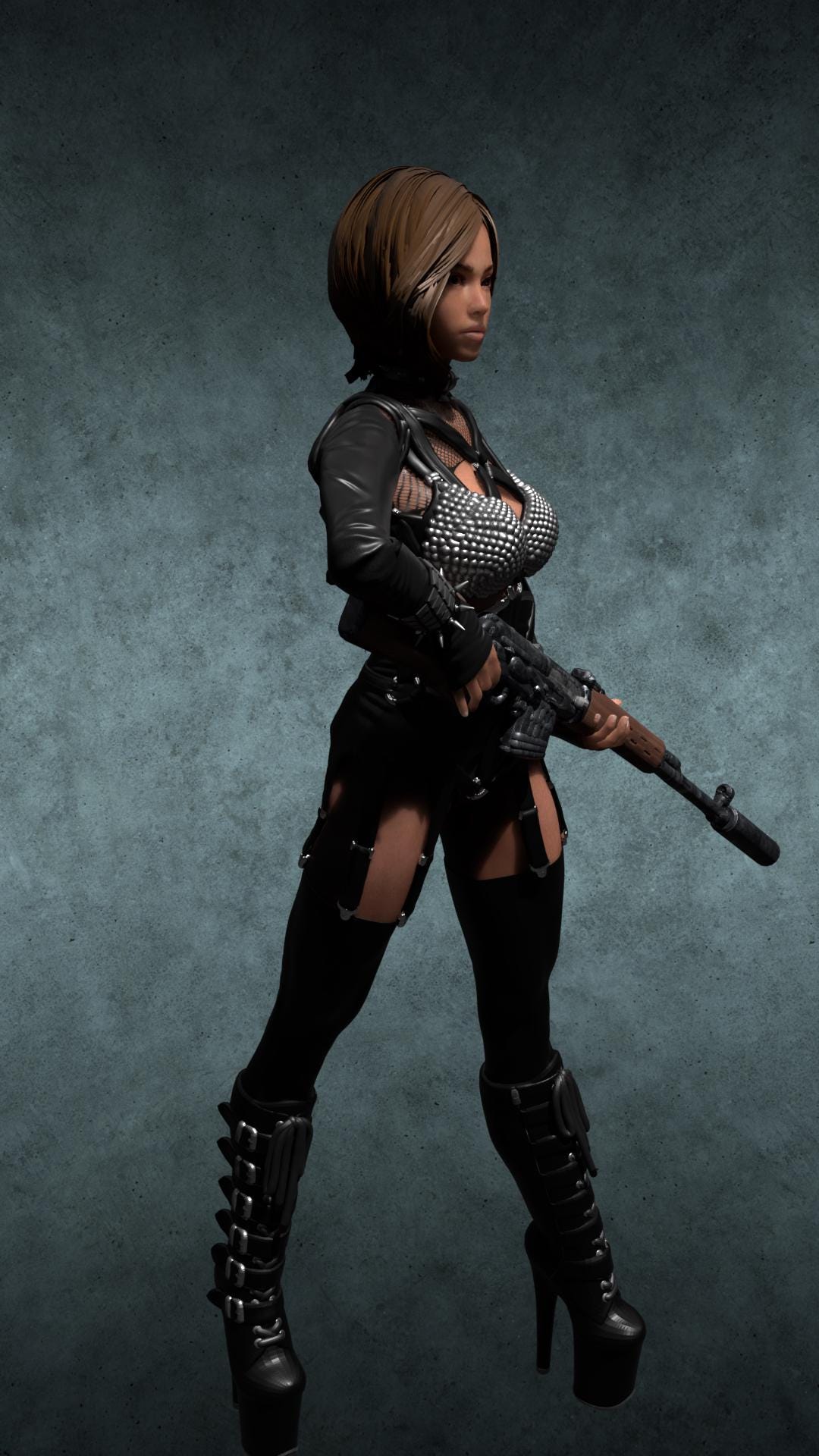 Sheva the Sniper Figure / Post-Apocalypse Woman Model