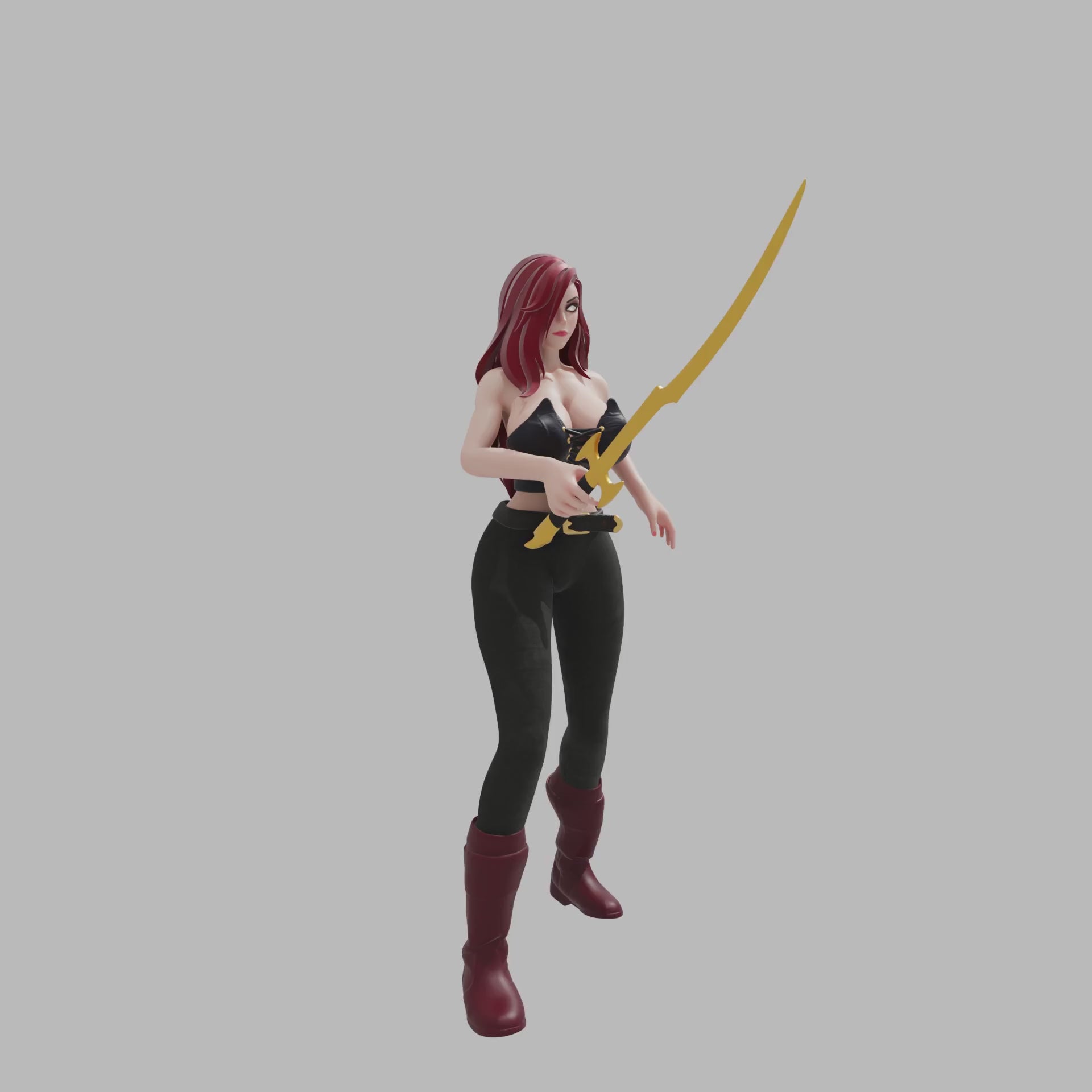 Sexy Sword Woman