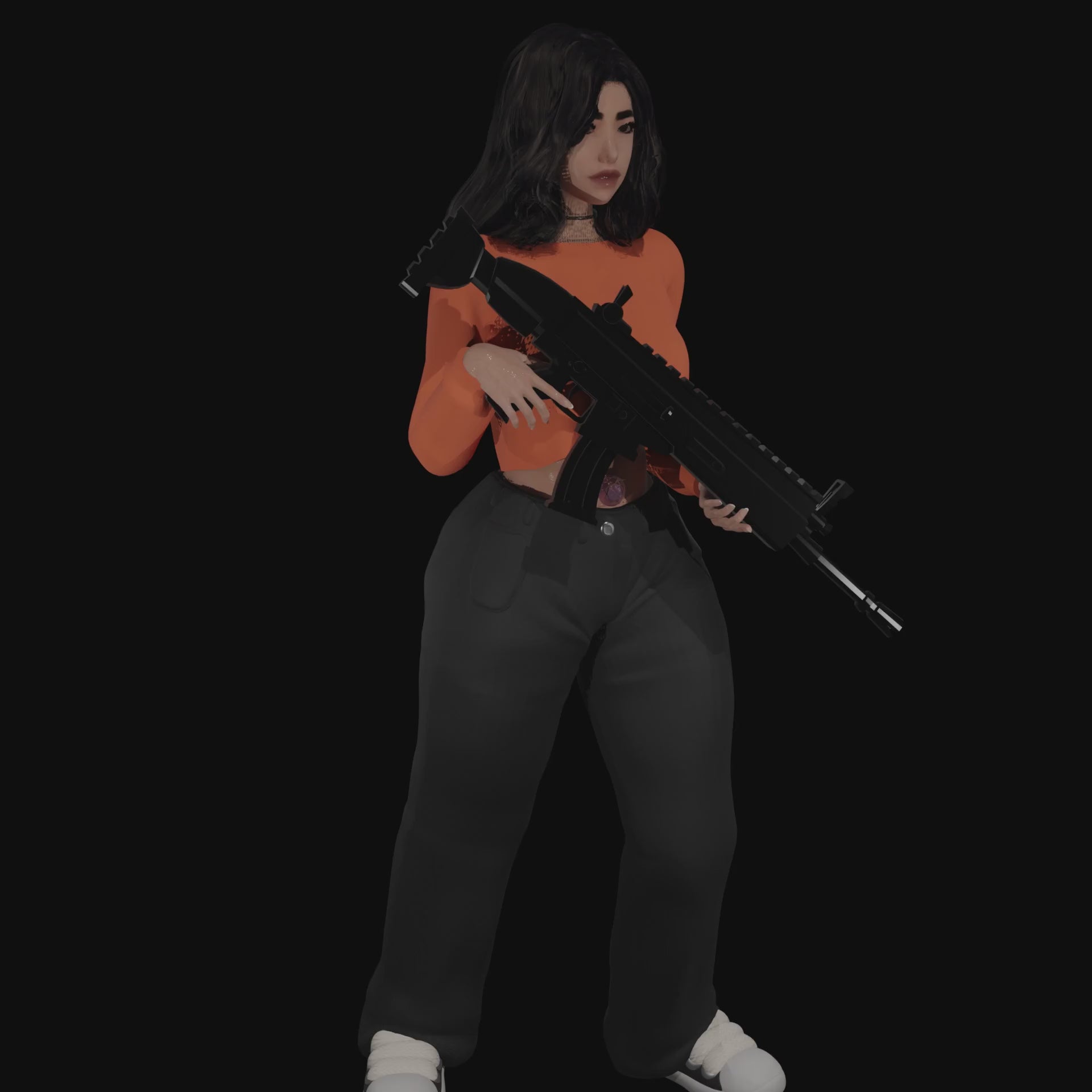 Insurgent Fighter Woman